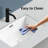 23.82 In. Undermount Rectangular Ceramic Bathroom Sink In Milk White