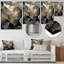 Golden Ginkgo Biloba Leaves - feuilles, impression d'art mural-146332485-146332484