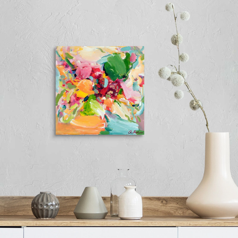 "French Macarons" by Amira Rahim - Print on Canvas, 12" H x 12" W, Wrapped Canvas, No Frame