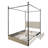 Zahiya Upholstered Metal Storage Canopy Bed-2131505597
