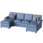  Canapé modulaire 3 pièces Rezarta-262251420