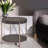 Weyton End Table, Light Brown & Champagne