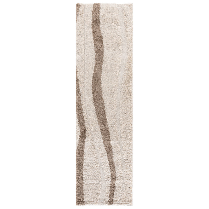 Esmeray Florida Shag Performance Abstract Rug, Runner 2'3" x 8'