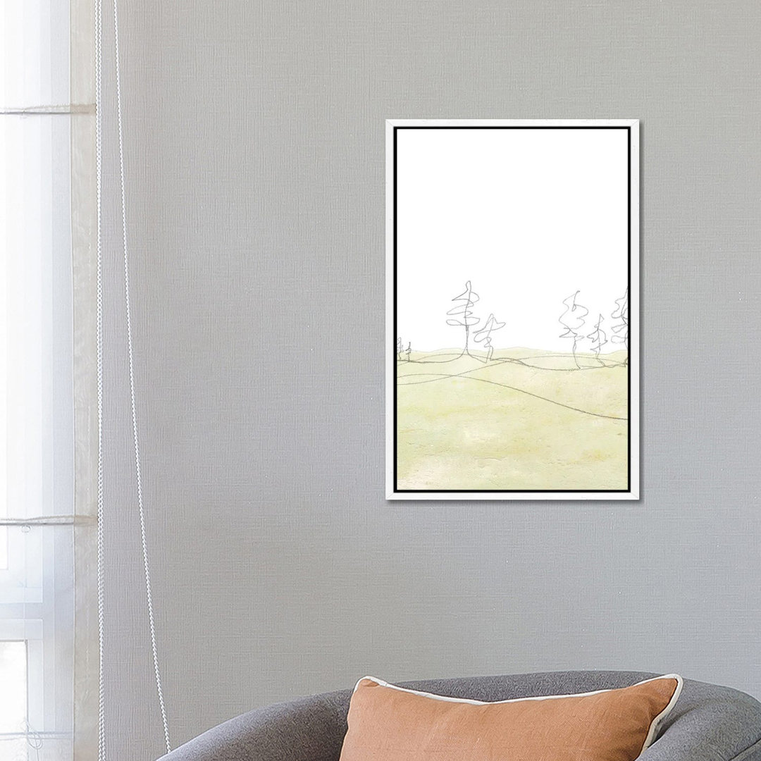 Minimalistische weiche Landschaft von Whales Way - Gallery-Wrapped Canvas Giclée on Canvas