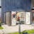 10X8 Ft Outdoor Storage Shed, All Weather Metal Sheds With Lockable Doors, Tool Shed For Garden, Patio, Backyard, Lawn-118230052