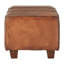 Cadmium Genuine Leather Upholstered Bench
