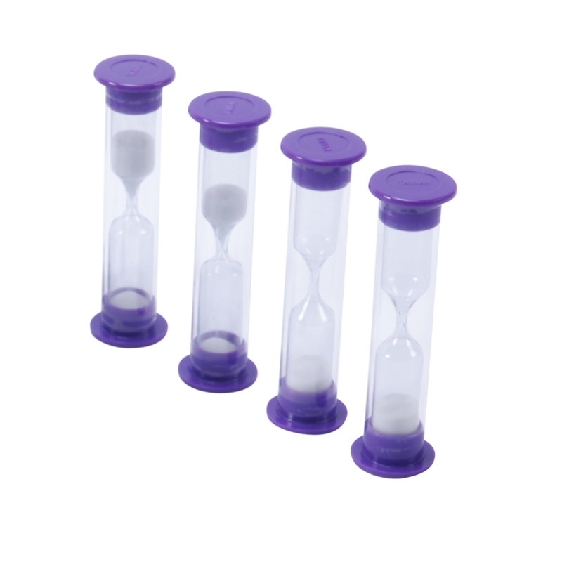 Minuterie d'apprentissage de sable Advantage - 3 minutes - 10 par ensemble, 3 ensembles