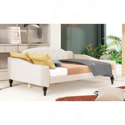 Full Size Upholstered Tufted Daybed