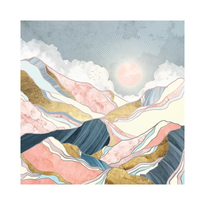 Spring Morning - Print on Canvas, No Framed, 30.48 cm H x 30.48 cm W
