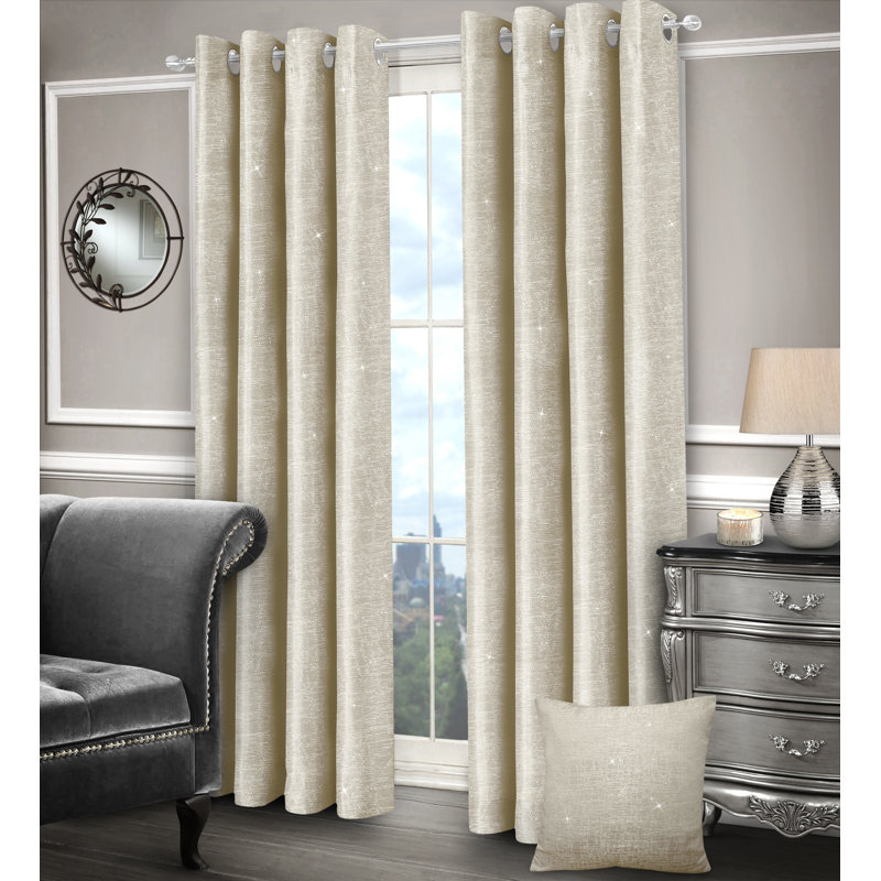 Pragnya Polyester Grommet / Eyelet Curtain Panel