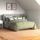 Chamblis Upholstered Wingback Bed