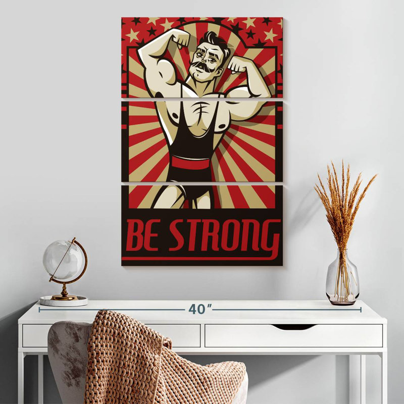Sireci Be Strong Poster, 32'' H x 20'' W