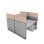 Cubicle Wall Panel Extender with Standard Brackets