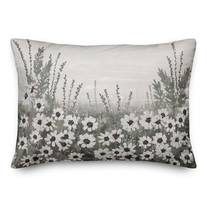  Coussin décoratif floral intérieur / extérieur en polyester