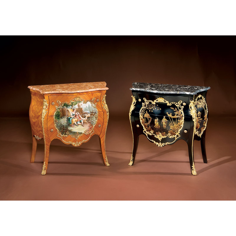 Commode décorative 2 tiroirs