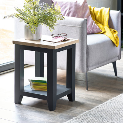 Lamp Table Dark Grey