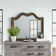 Samiyah Wood Square Wall Mirror
