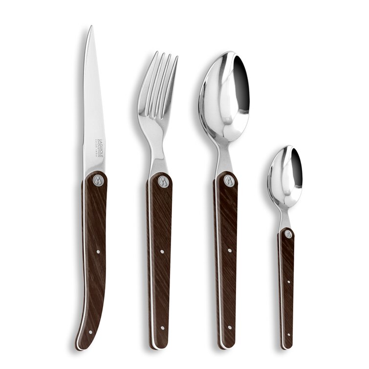 Laguiole Evolution Stainless Steel Flatware Set - Service for 4
