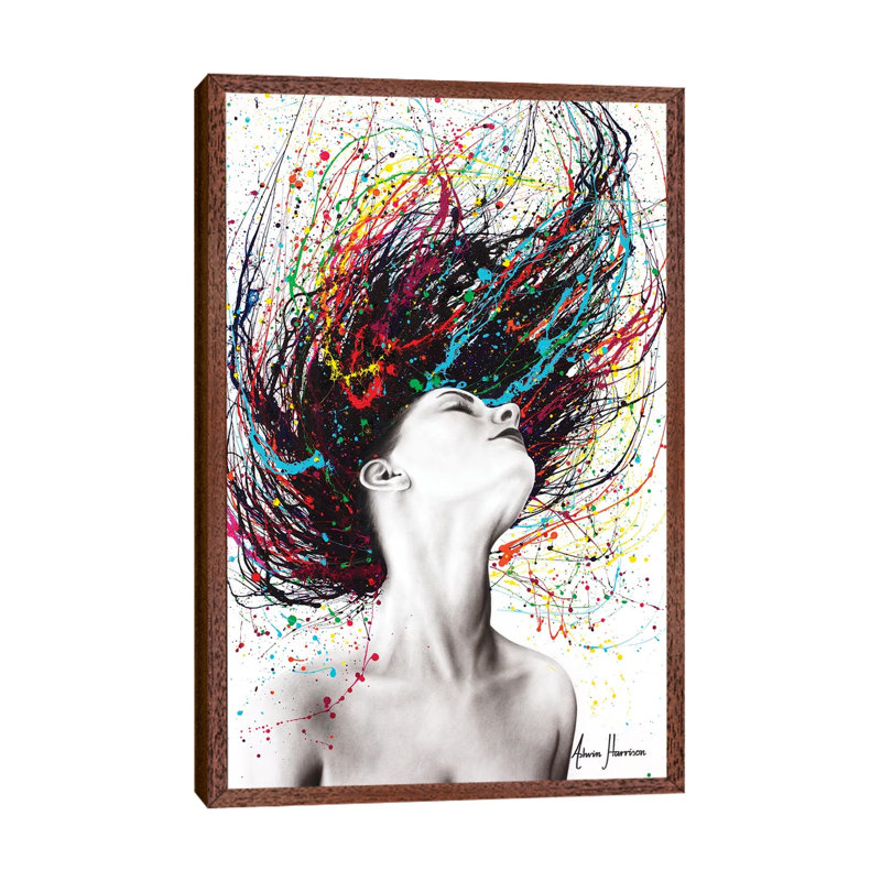 Afterglow by Ashvin Harrison - Print on Canvas, 66.04 cm H x 45.72 cm W, Classic Brown Wood Framed