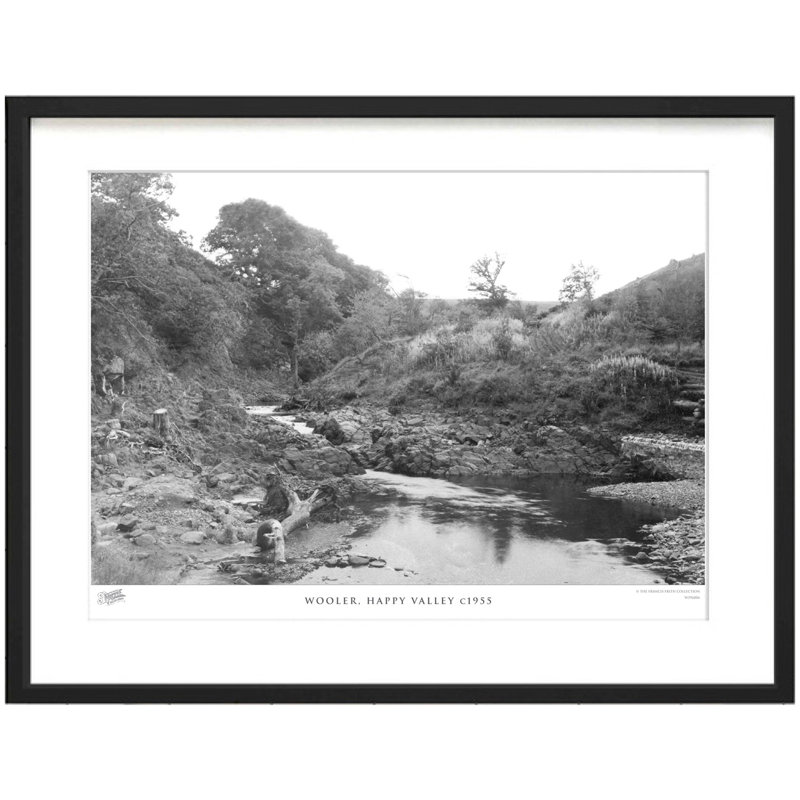 Wooler, Happy Valley C1955 1 Piece Single Picture Frame Wall Art, 40cm H x 50cm W x 2.3cm D