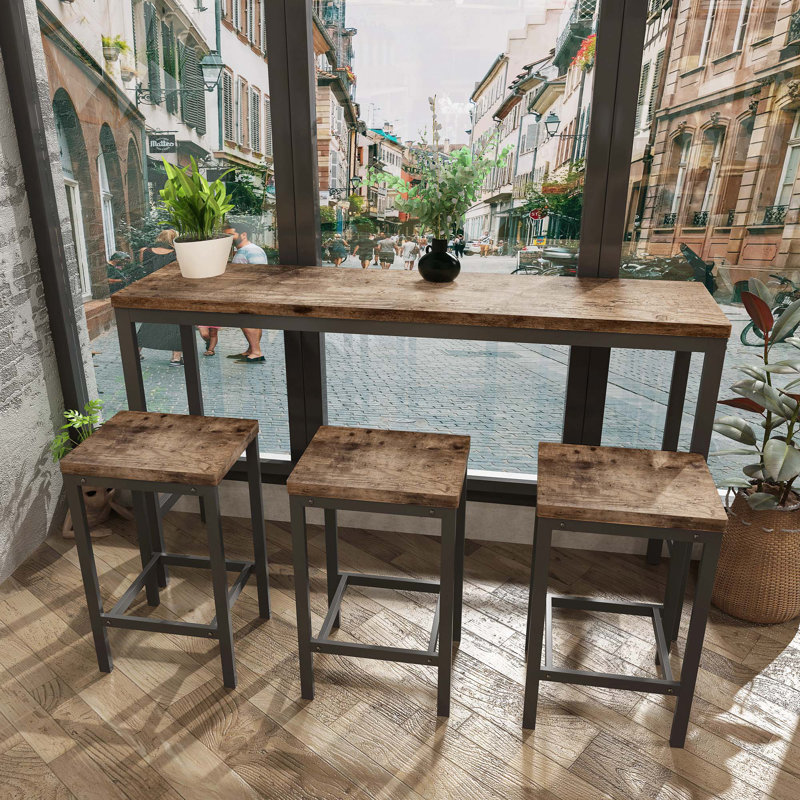Avanna Modern Dining Table Set, Kitchen Table Set, Natural, Natural