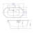 66.88'' x 29.5'' Freestanding Soaking Acrylic Bathtub