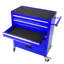 Chariot à outils multifonctionnel avec 4 roulettes - Bleu-83431027