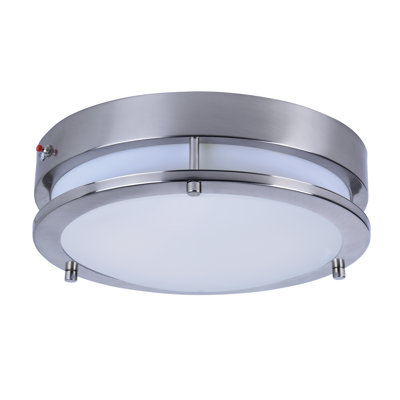 Plafonnier encastré à del tambour 11,75 po 1 lumière Rhonda