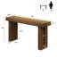 59" Reclaimed Solid Wood Console Table — Long Farmhouse Entryway & Sofa Table for Hallway, Foyer