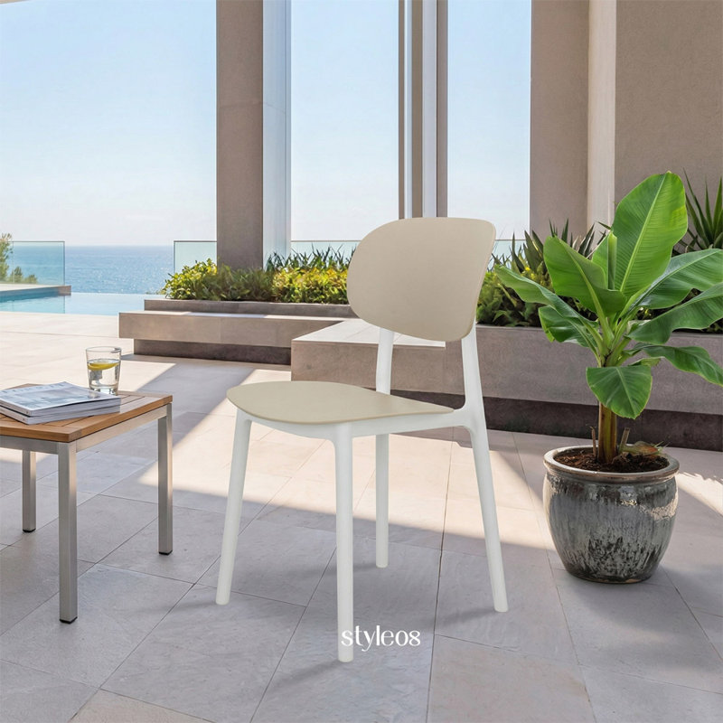 Patio Dining, White/Sand