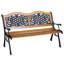 Banc d'extérieur, banc de jardin 50 po, causeuse de banc de parc