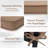 Outdoor Chair Cushion Set of 6 Waterproof Fade-Resistant Olefin Seat Cushions-12024525
