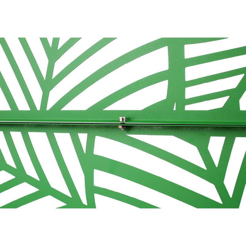 Panneaux de clôture en métal 76 po x 48 po, pour l'extérieur et l'intérieur - Balcon, terrasse 76 po x 48 po, terrasse, jardin