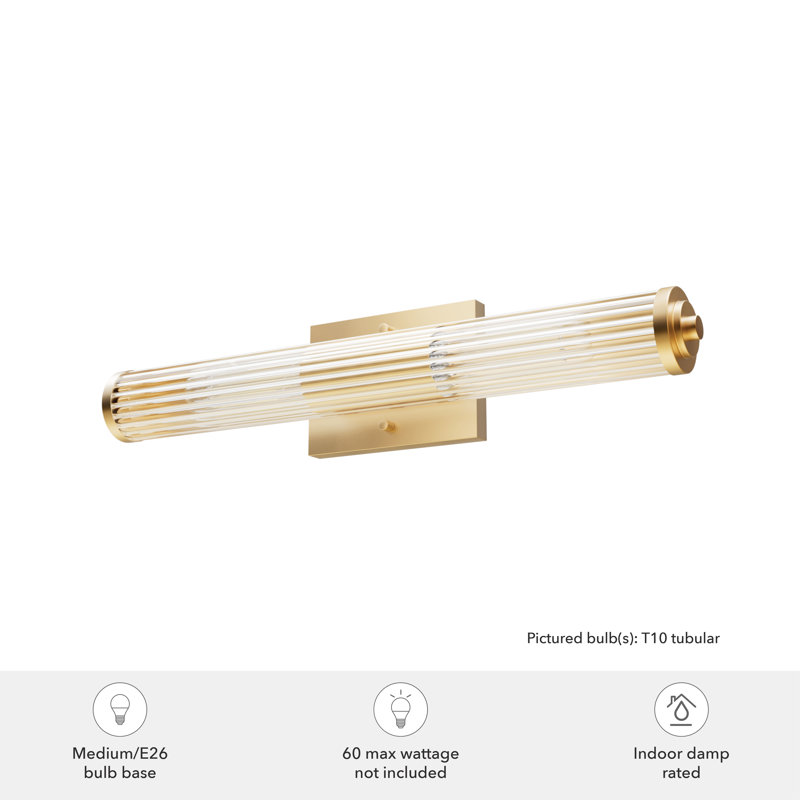 2 - Light Dimmable Vanity Light, Alturas Gold