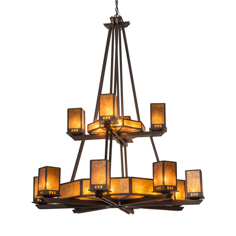 Avondale 24 - Light Dimmable Tiered Chandelier