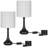 Bedside Table Lamps Line Fabric Lampshade Metal Lamp Base-1228552050-1261140609-1261140613