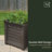 Lakeland Square Resin Planter with Water Reservoir-1947375405-1947375408