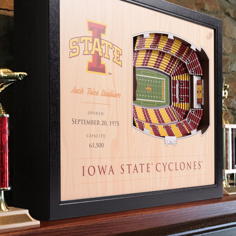 Traditional Entertainment Wall Decor, Iowa State Cyclones