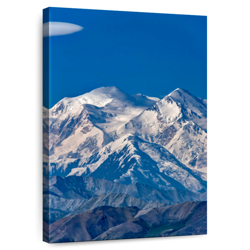 Alvord McKinley Denali Snowy Mountains, H 24 po x l 16 po