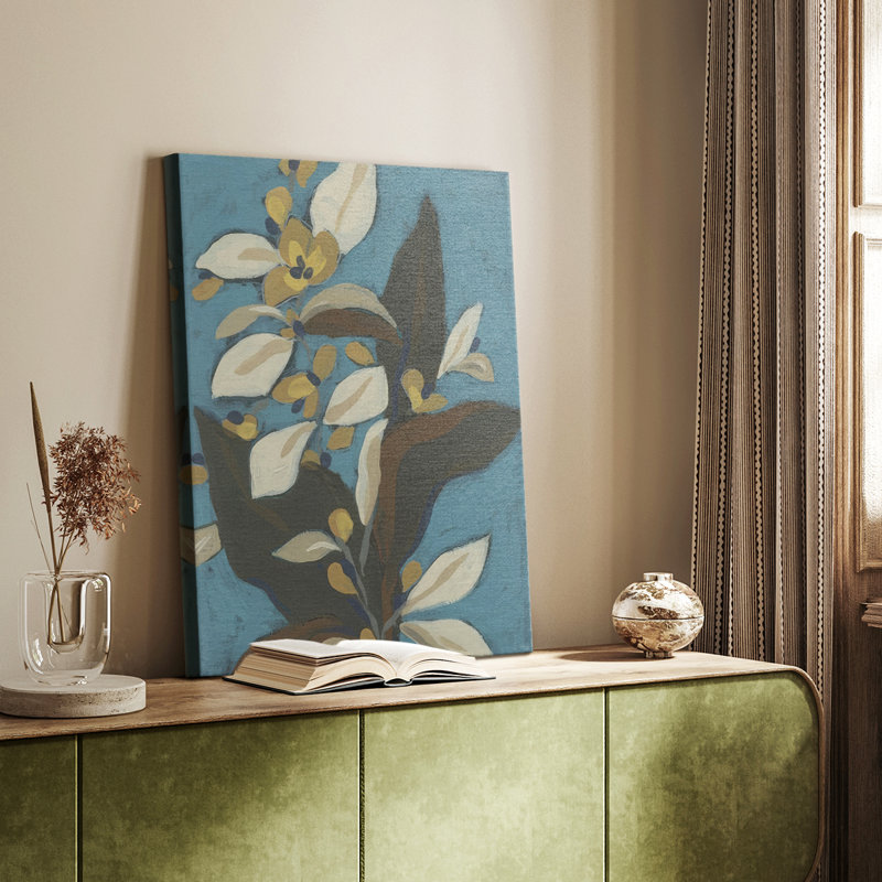 Blue Shadow Garden I - galerie sur mesure, H 12 po x l 8 po