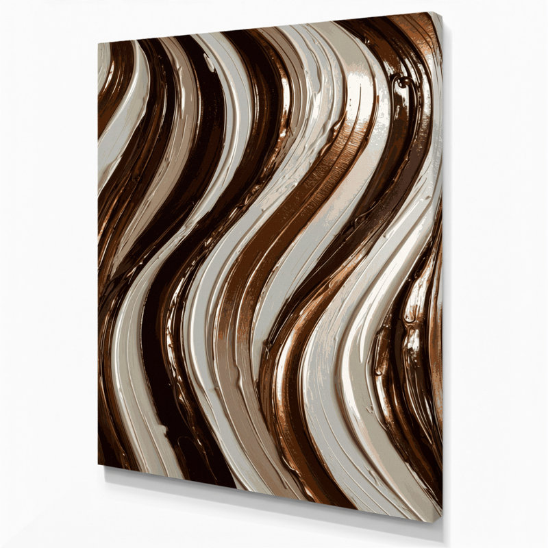 Art mural sur toile DiagonalStripes, H 11 po x l 14 po