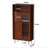Modern Brown Boxwood Bookcase with Display Func
