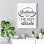 The Best Attitude - Wrapped Canvas Print-1532733856