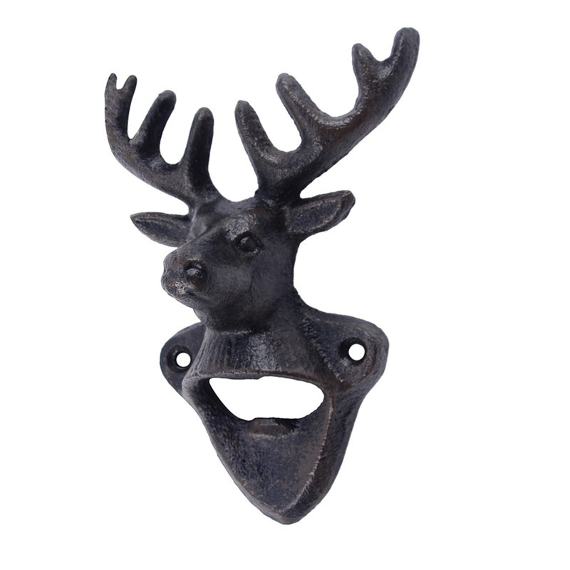 Metal Wall Mount Buck Deer Beer/Soda Bottle Opener Hunting Cabin Bar/Pub Decor Metal Wall Mount Buck Deer Beer/Soda Bottle Opener Hunting Cabin Bar/Pub Decor