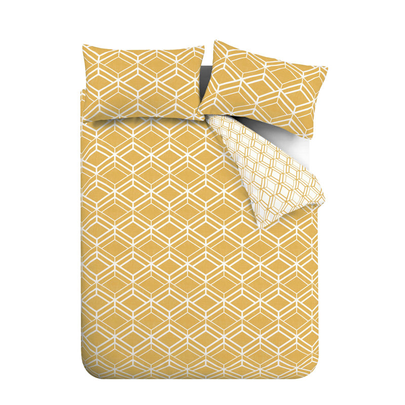 Network Geo Duvet Cover Set, 200 x 200cm Duvet Cover + 2 Standard Pillowcases