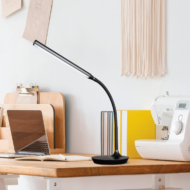 Lampe de bureau à portée étendue OttLite, Noir