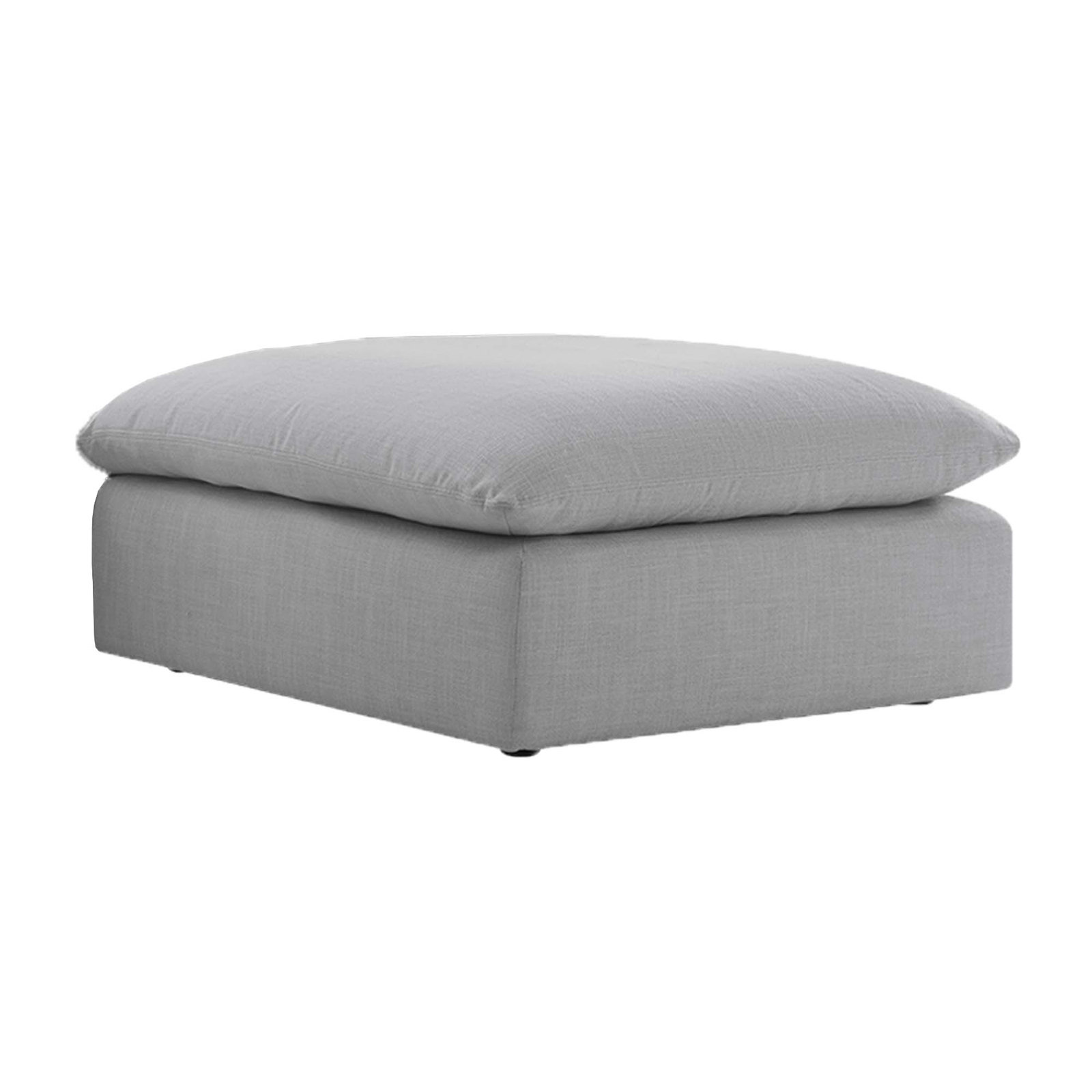 Annabella 41" Ottoman, Effie Gray Performance Weave