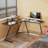 Queenborough L-Shaped Metal Base Computer Desk-40348191