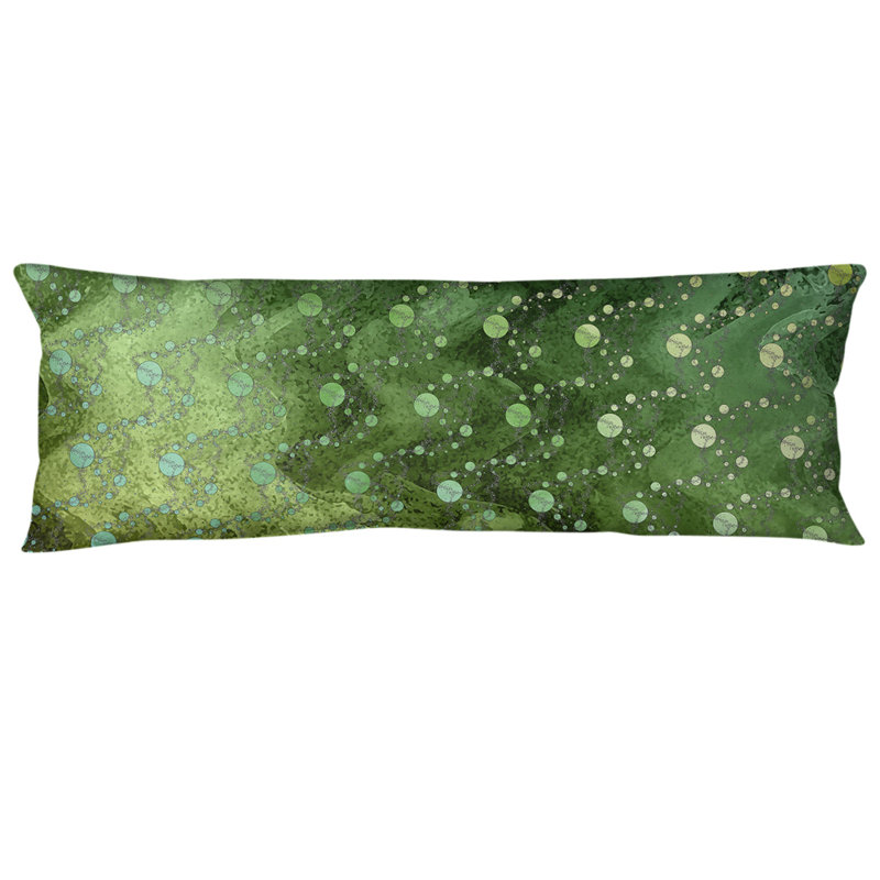 Polyester Pillow, Yellow/Green