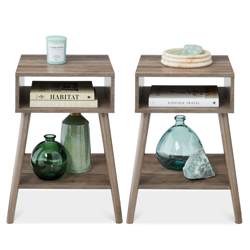 Table de bout Horlacher, Chêne gris